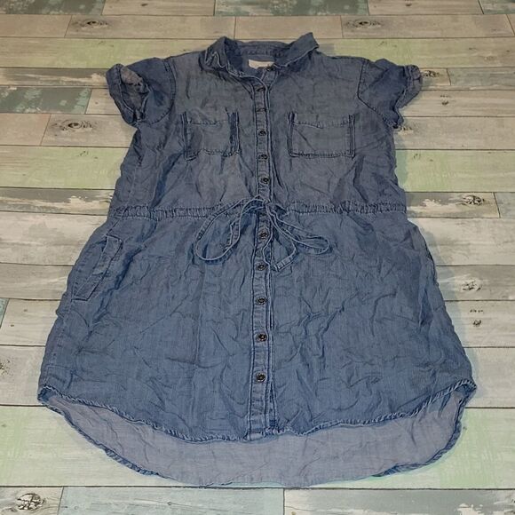 Thread + Supply Denim Dress sz Medium - Picture 1 of 4